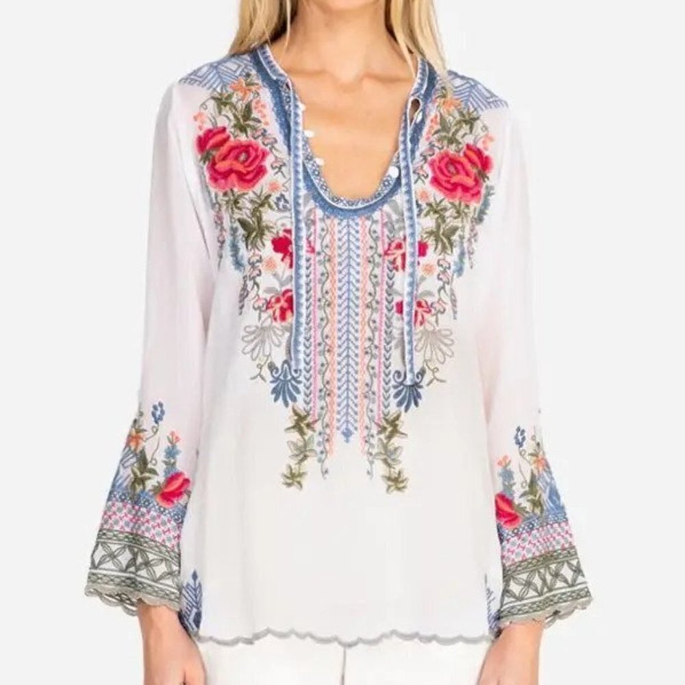 Johnny Was Millie Blouse size XS NWT - Picture 5 of 11
